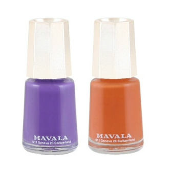 Mavala Chilli and Spice polishes