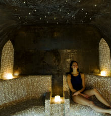 Steam room at Okenden Manor