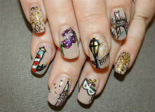 Venetian nail art Simply Gorgeous Beauty 