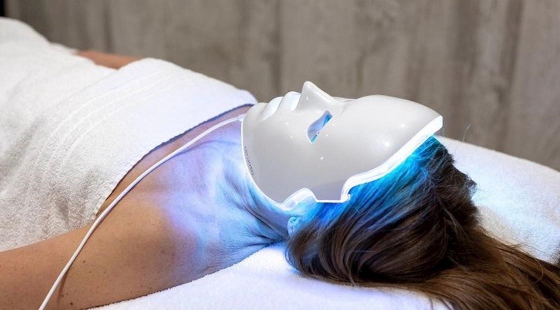 What is LED phototherapy and what skin conditions can it treat?