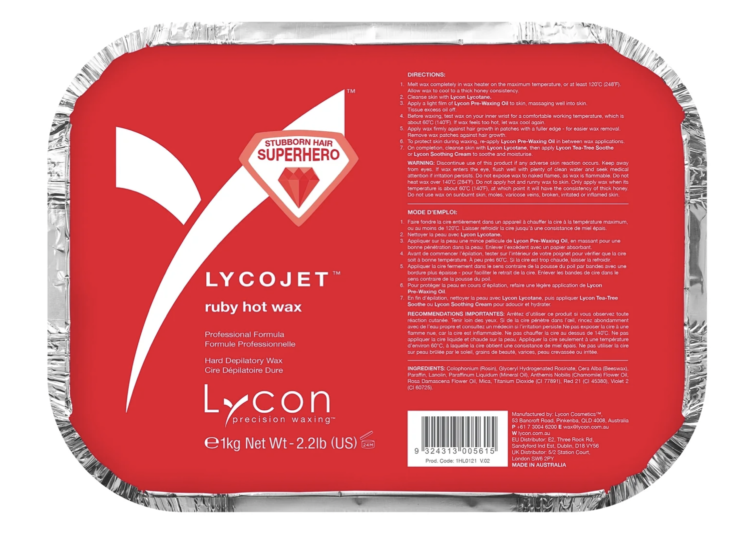 Lyon RUBY LYCOJET HOT WAX