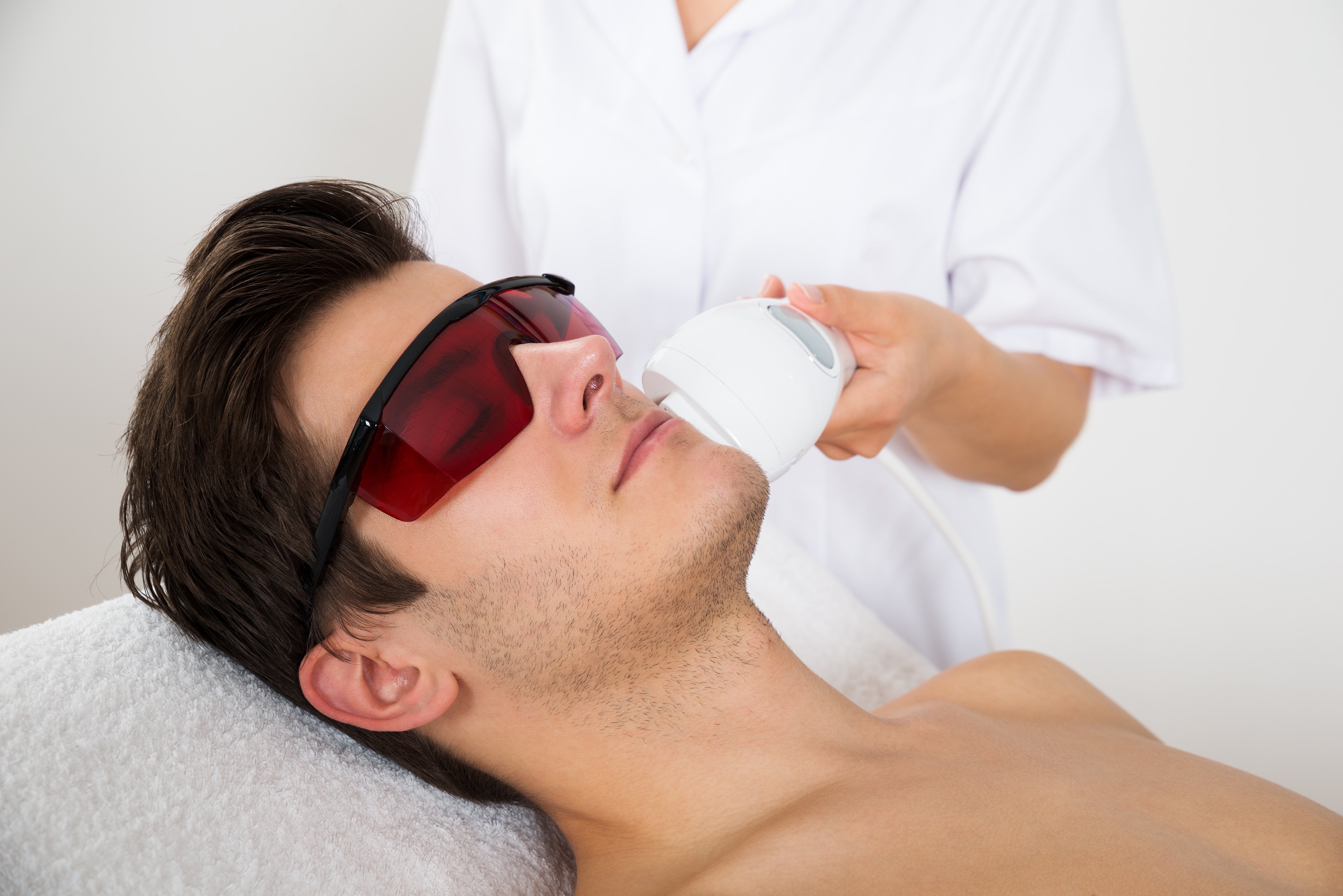 Marketing your laser hair-removal services to men